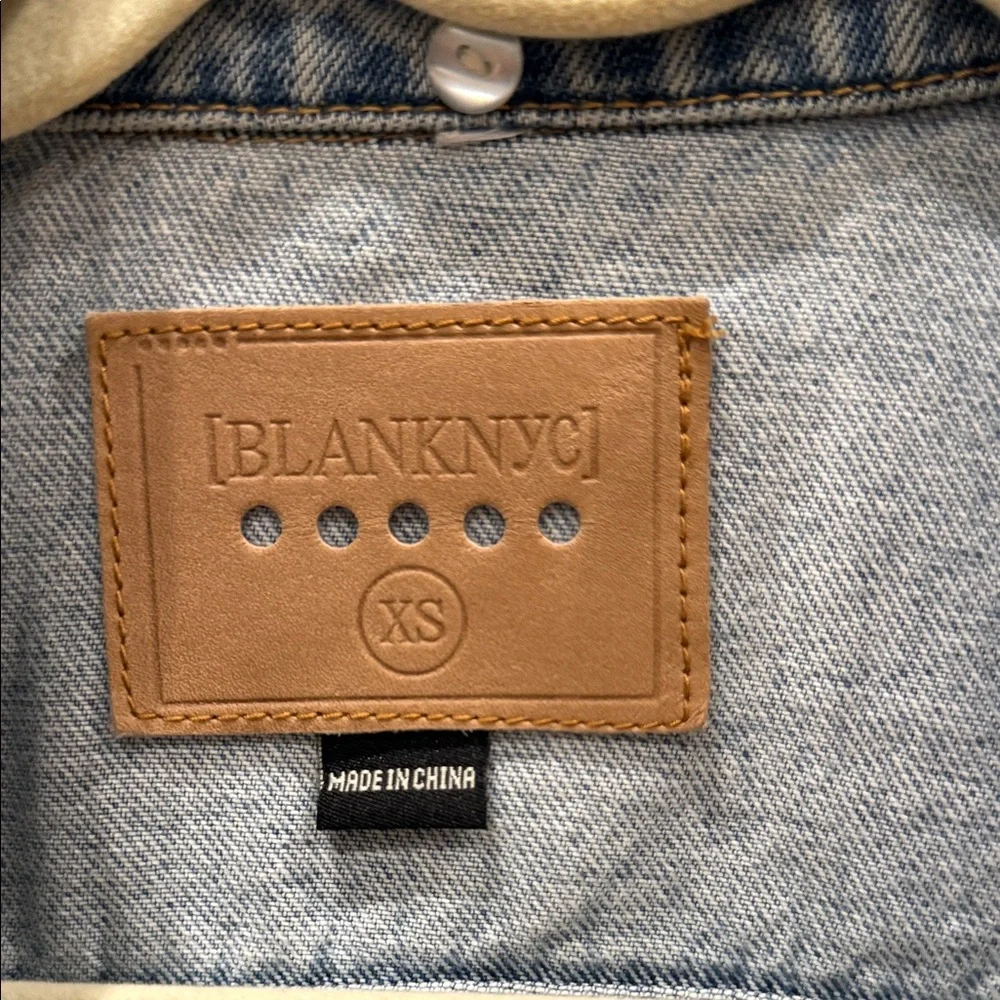 Blank NYC oversized Blue Denim Jacket - Picture 2 of 7